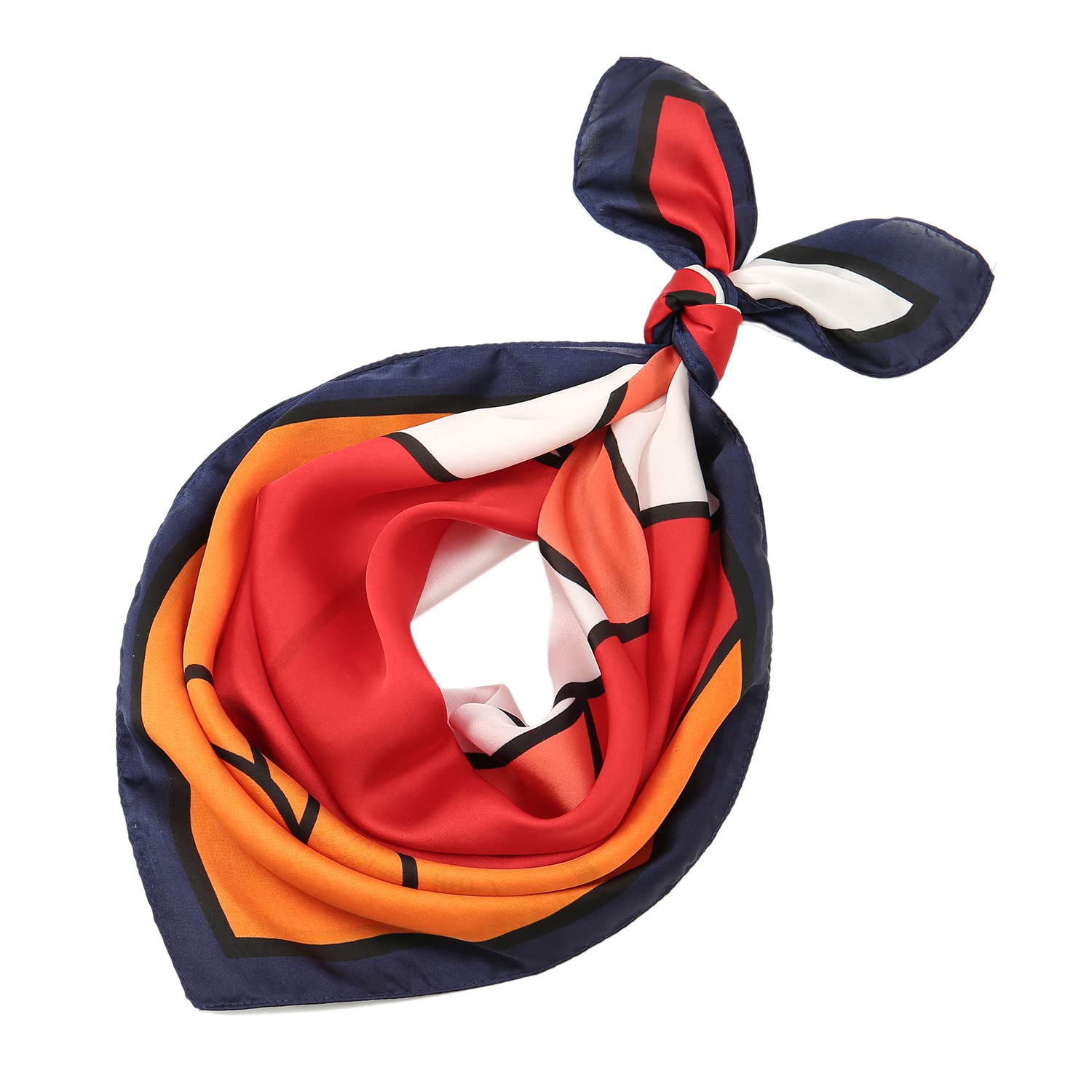 RIIQIICHY Women Head Hair Scarf Like Satin Silk Scarf Sleeping Hair Wrapping Night 27.5"