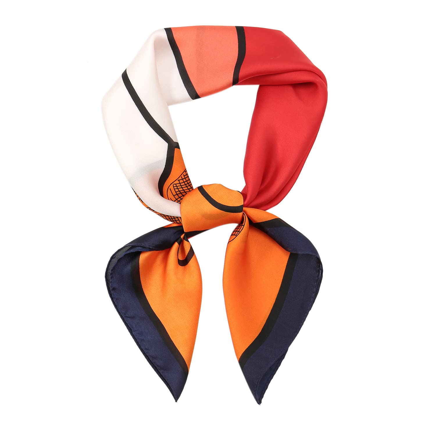 RIIQIICHY Women Head Hair Scarf Like Satin Silk Scarf Sleeping Hair Wrapping Night 27.5"