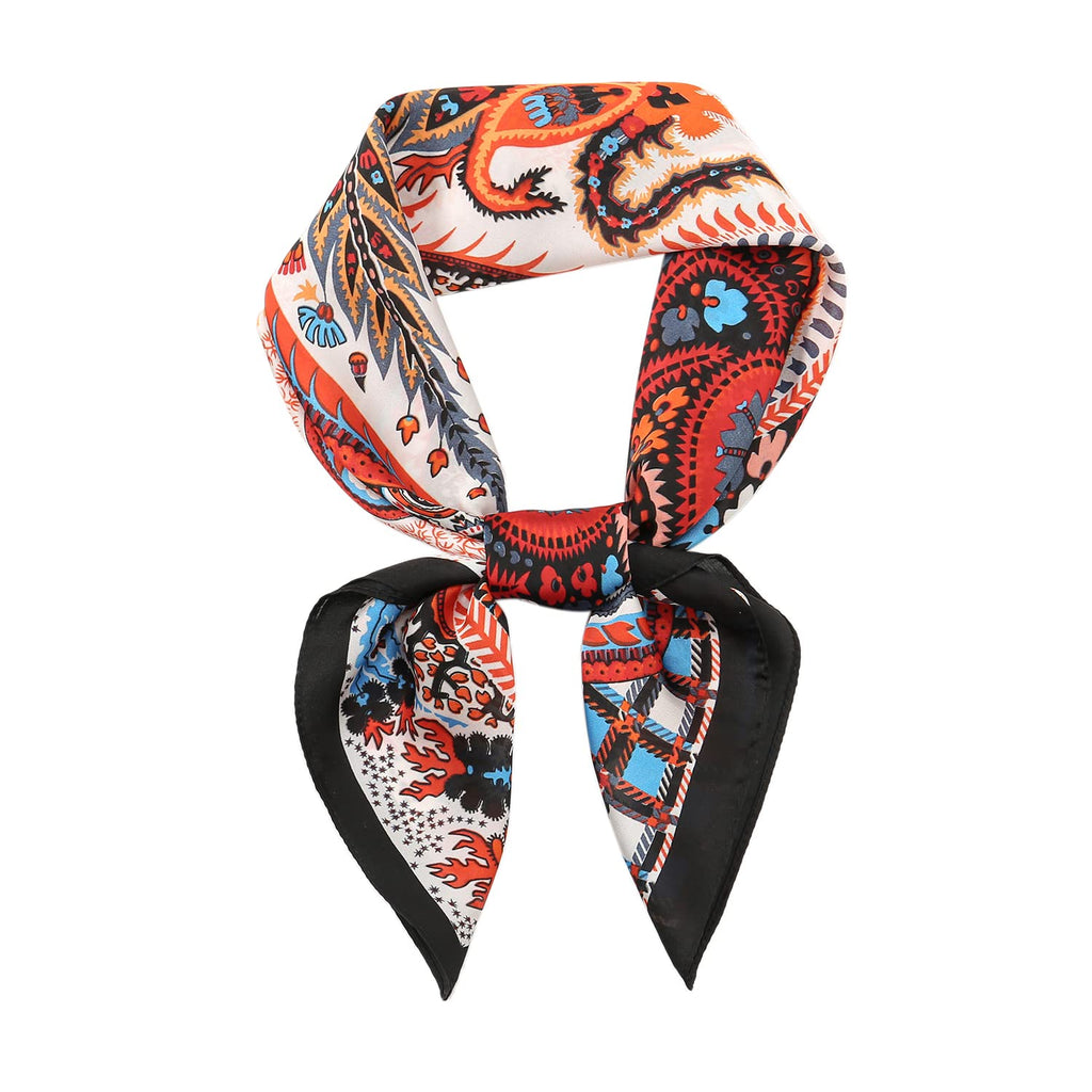 RIIQIICHY Women Head Hair Scarf Like Satin Silk Scarf Sleeping Hair Wrapping Night 27.5"
