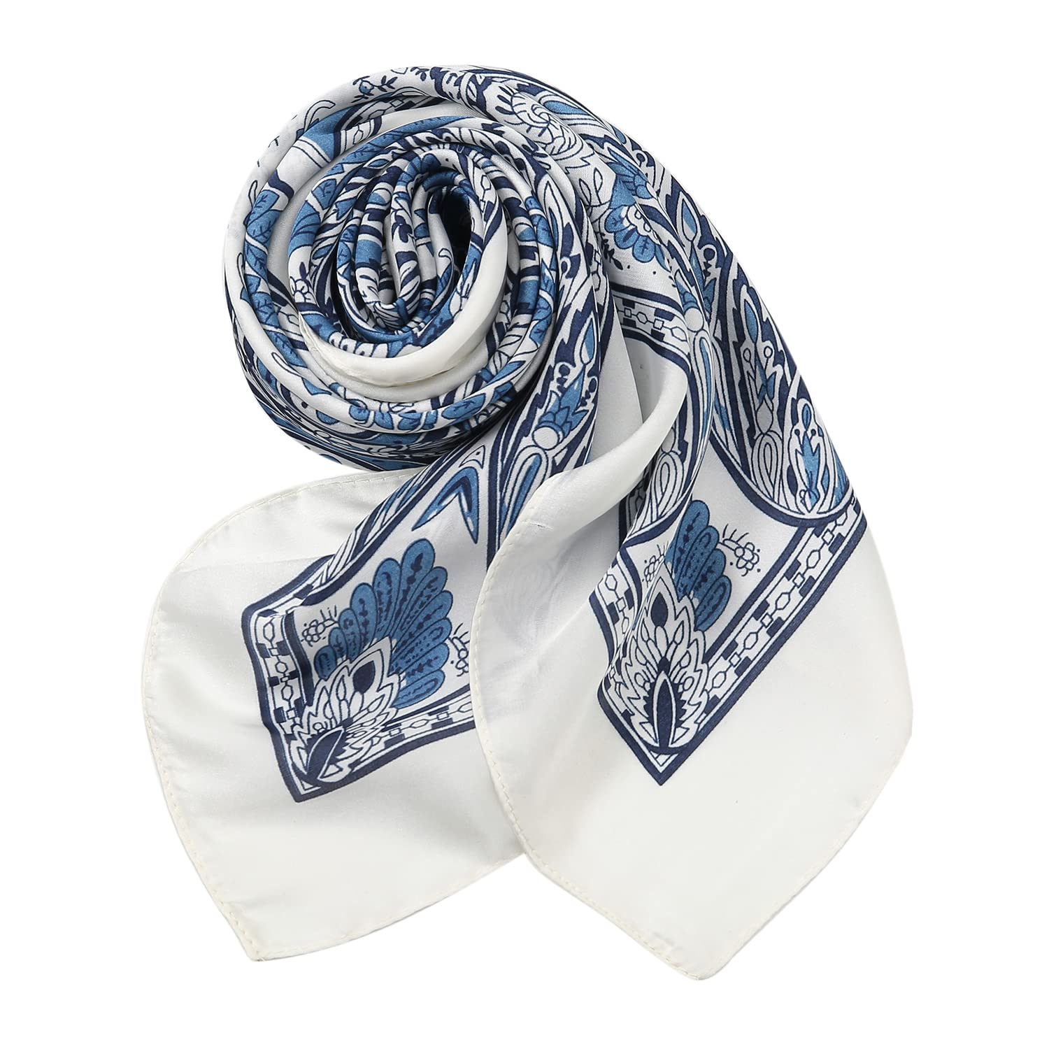 RIIQIICHY Women Head Hair Scarf Like Satin Silk Scarf Sleeping Hair Wrapping Night 27.5"