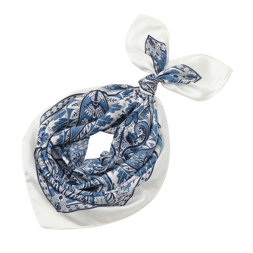 RIIQIICHY Women Head Hair Scarf Like Satin Silk Scarf Sleeping Hair Wrapping Night 27.5"