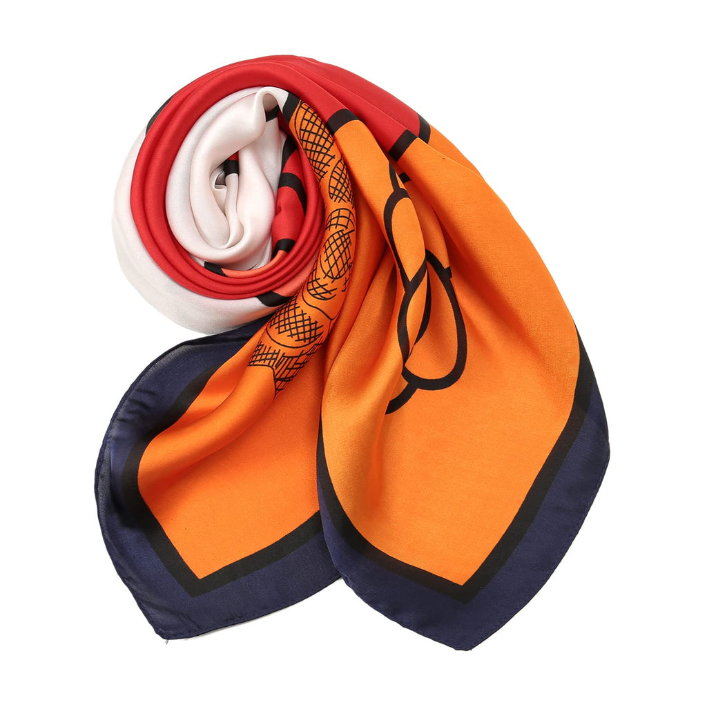 RIIQIICHY Women Head Hair Scarf Like Satin Silk Scarf Sleeping Hair Wrapping Night 27.5"