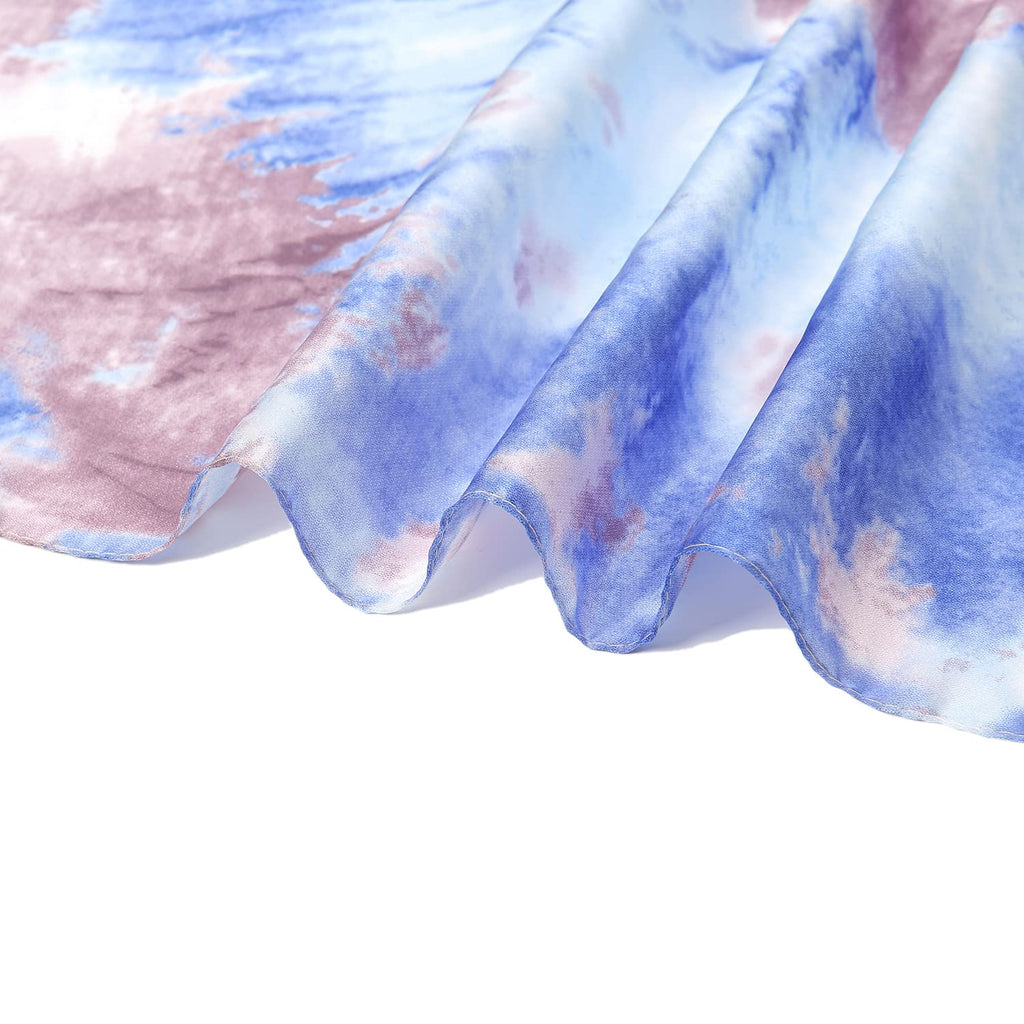 RIIQIICHY Women Head Hair Scarf Like Satin Silk Scarf Sleeping Hair Wrapping Night 27.5"