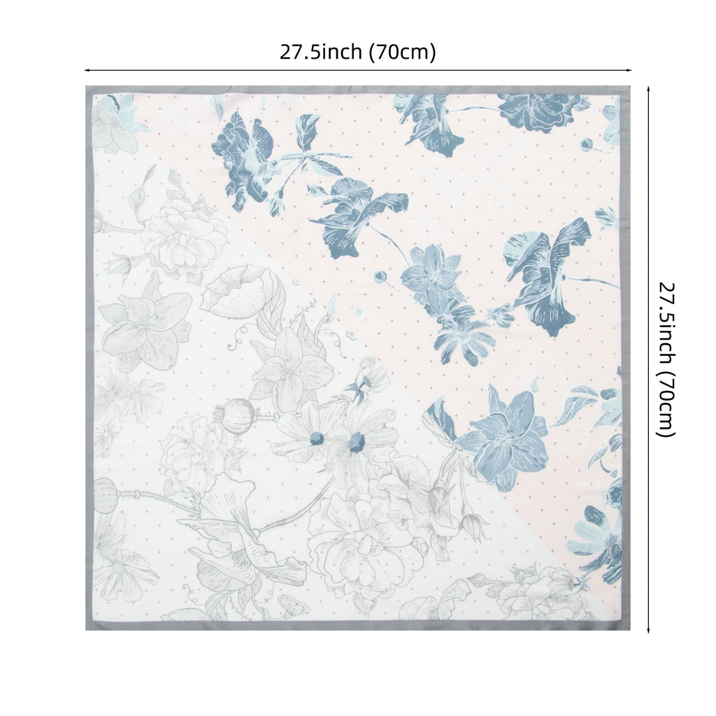 RIIQIICHY Women Head Hair Scarf Like Satin Silk Scarf Sleeping Hair Wrapping Night 27.5"