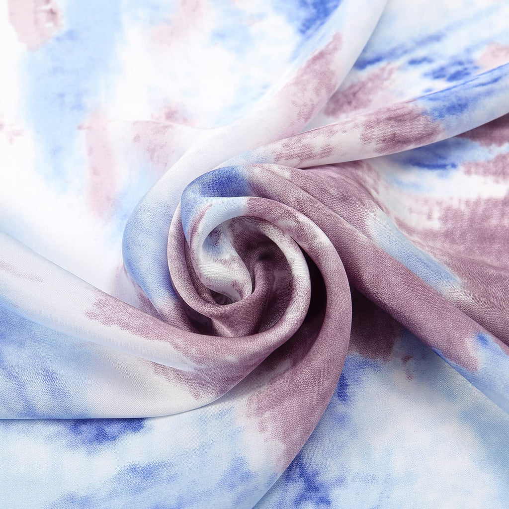 RIIQIICHY Women Head Hair Scarf Like Satin Silk Scarf Sleeping Hair Wrapping Night 27.5"