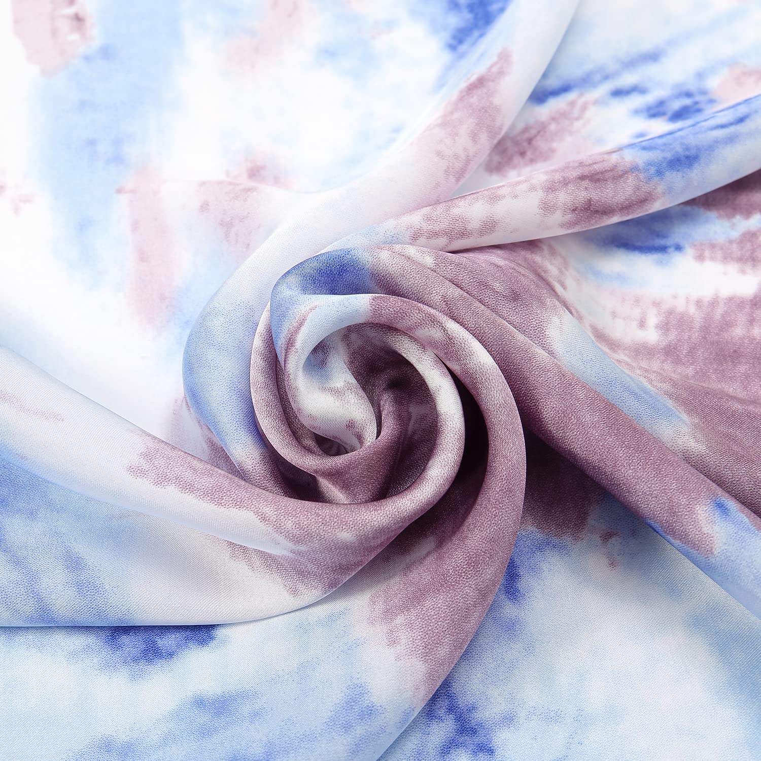 RIIQIICHY Women Head Hair Scarf Like Satin Silk Scarf Sleeping Hair Wrapping Night 27.5"