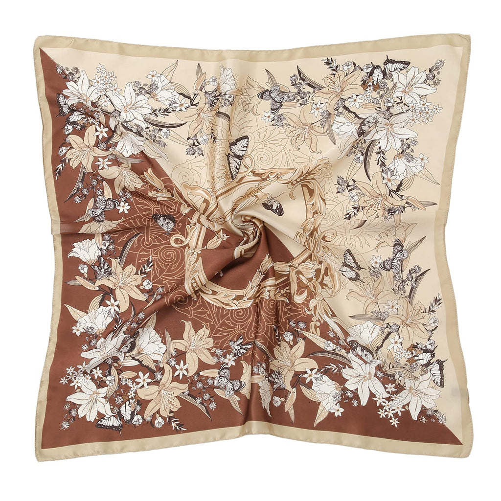 RIIQIICHY Women Head Hair Scarf Like Satin Silk Scarf Sleeping Hair Wrapping Night 27.5"