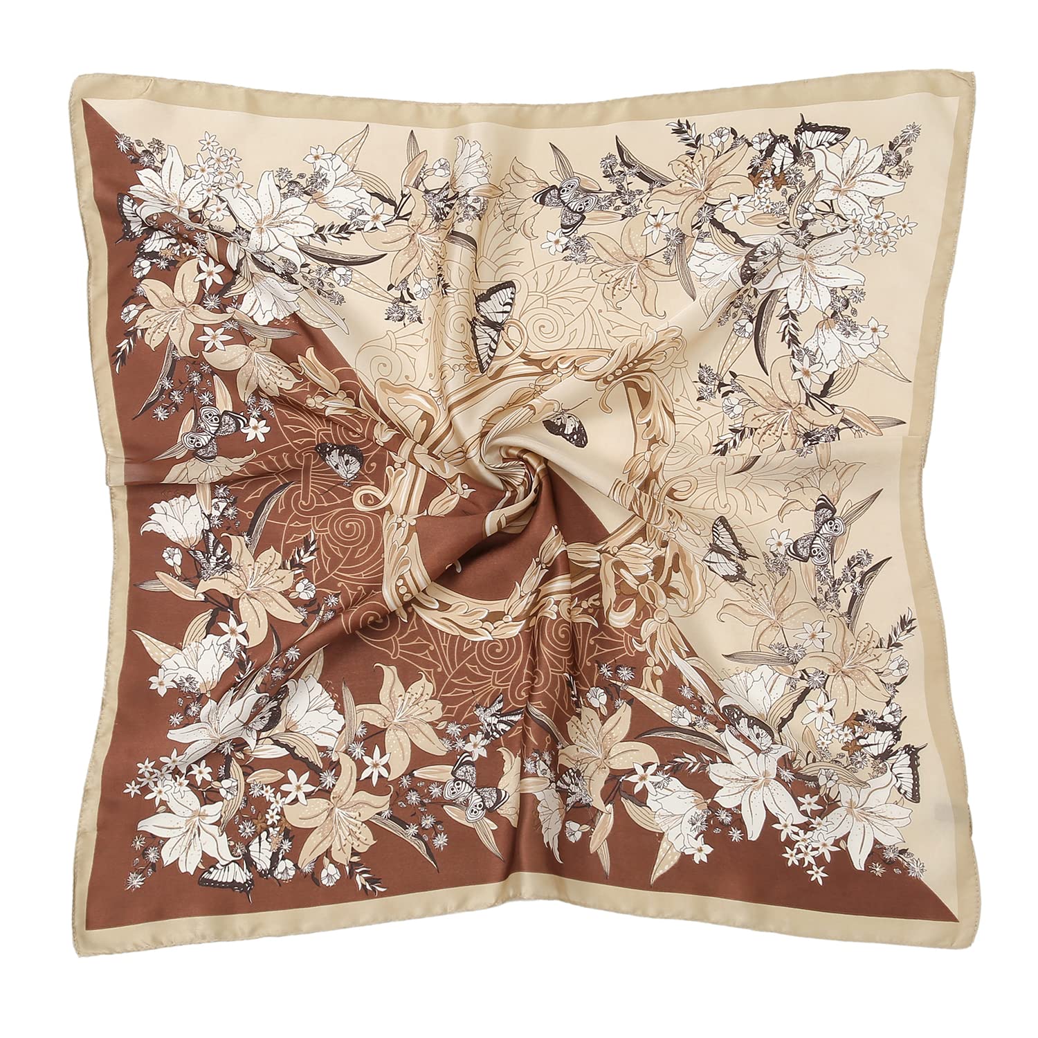RIIQIICHY Women Head Hair Scarf Like Satin Silk Scarf Sleeping Hair Wrapping Night 27.5"