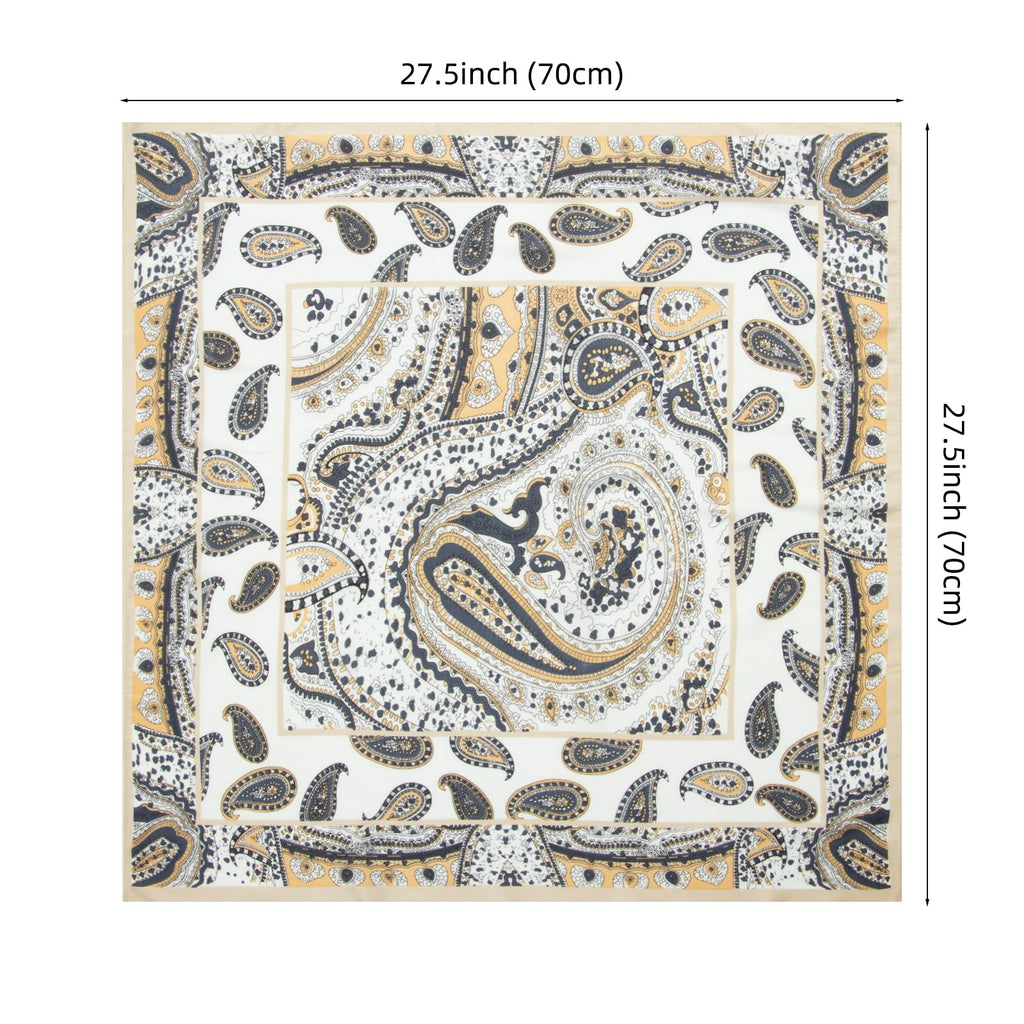 RIIQIICHY Women Head Hair Scarf Like Satin Silk Scarf Sleeping Hair Wrapping Night 27.5"