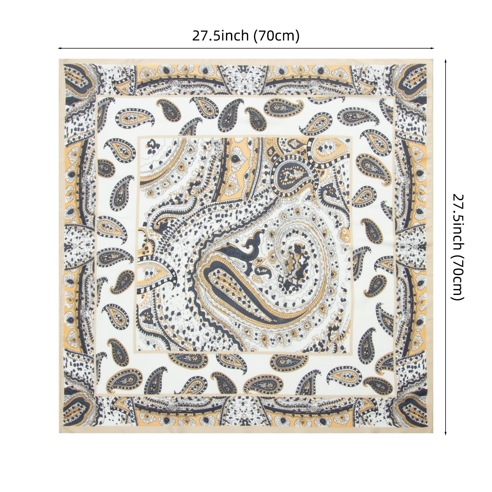 RIIQIICHY Women Head Hair Scarf Like Satin Silk Scarf Sleeping Hair Wrapping Night 27.5"