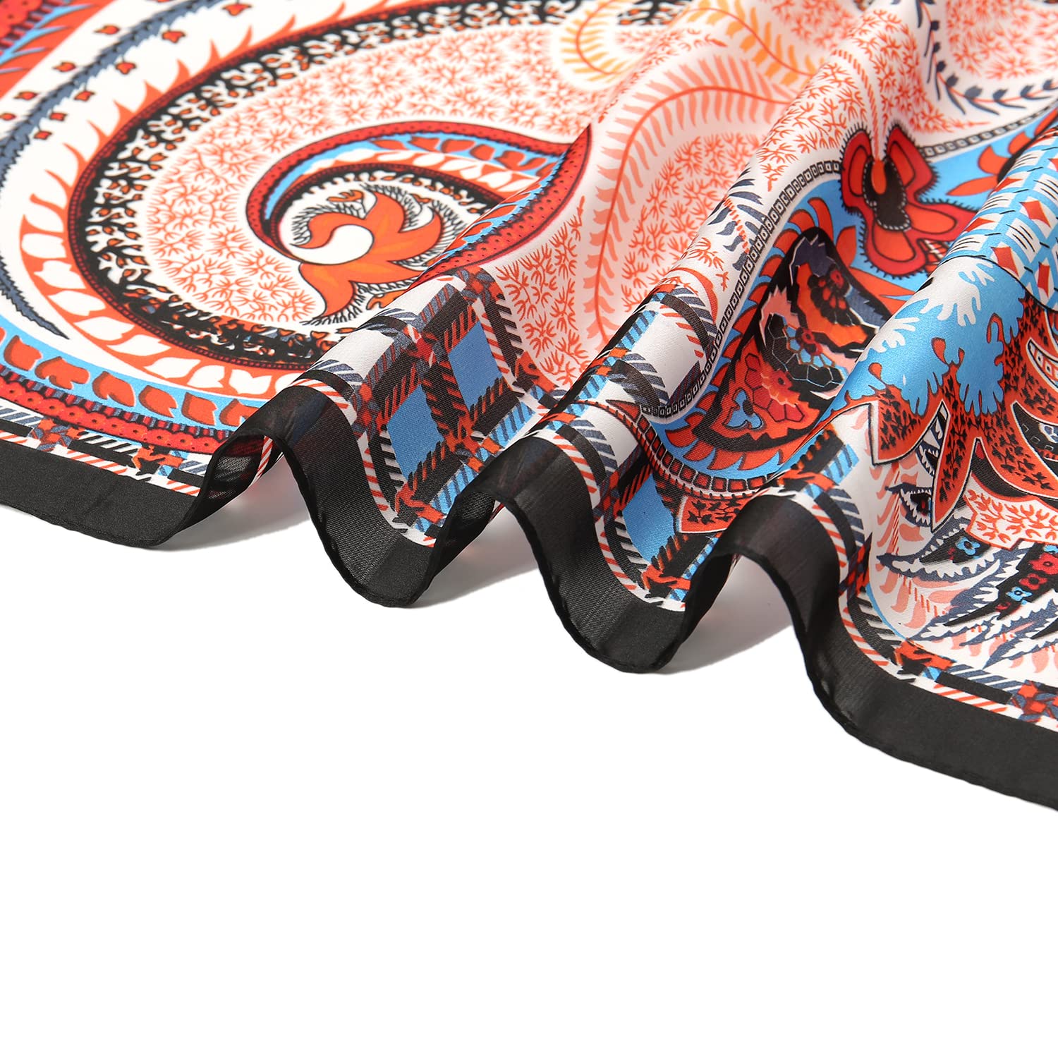 RIIQIICHY Women Head Hair Scarf Like Satin Silk Scarf Sleeping Hair Wrapping Night 27.5"