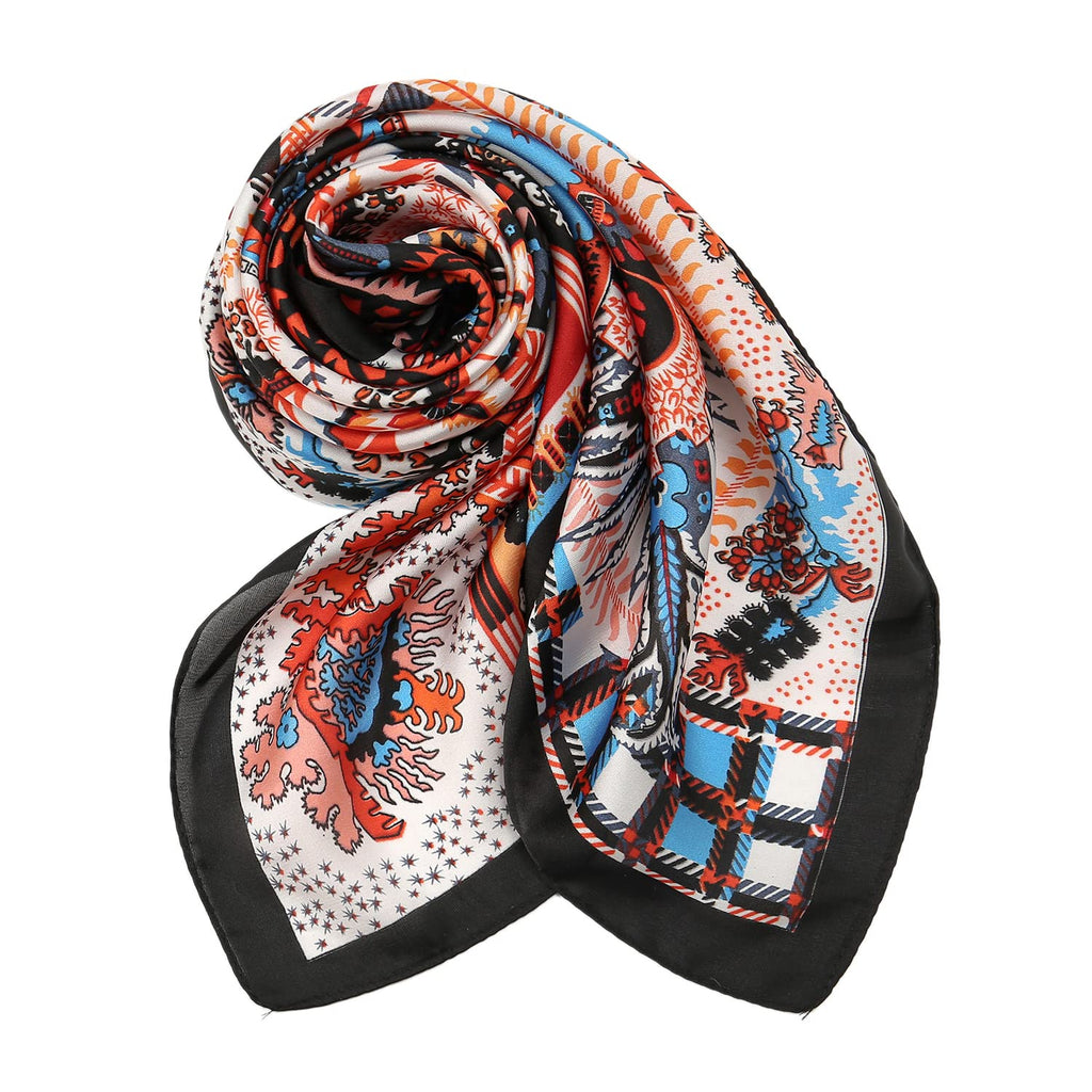 RIIQIICHY Women Head Hair Scarf Like Satin Silk Scarf Sleeping Hair Wrapping Night 27.5"