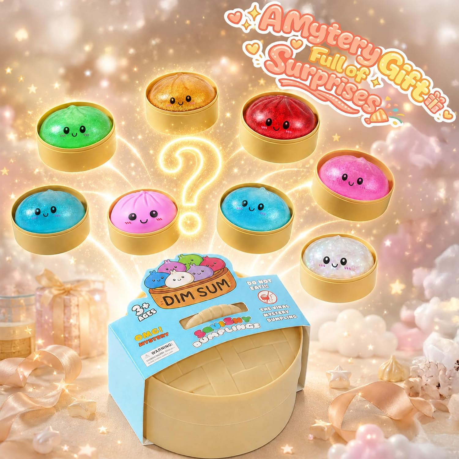 Dumpling Squishy Mystery Box