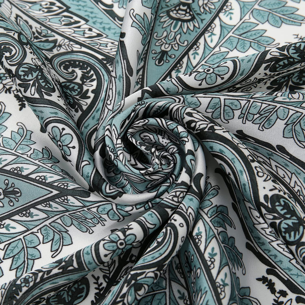 RIIQIICHY Women Head Hair Scarf Like Satin Silk Scarf Sleeping Hair Wrapping Night 27.5"